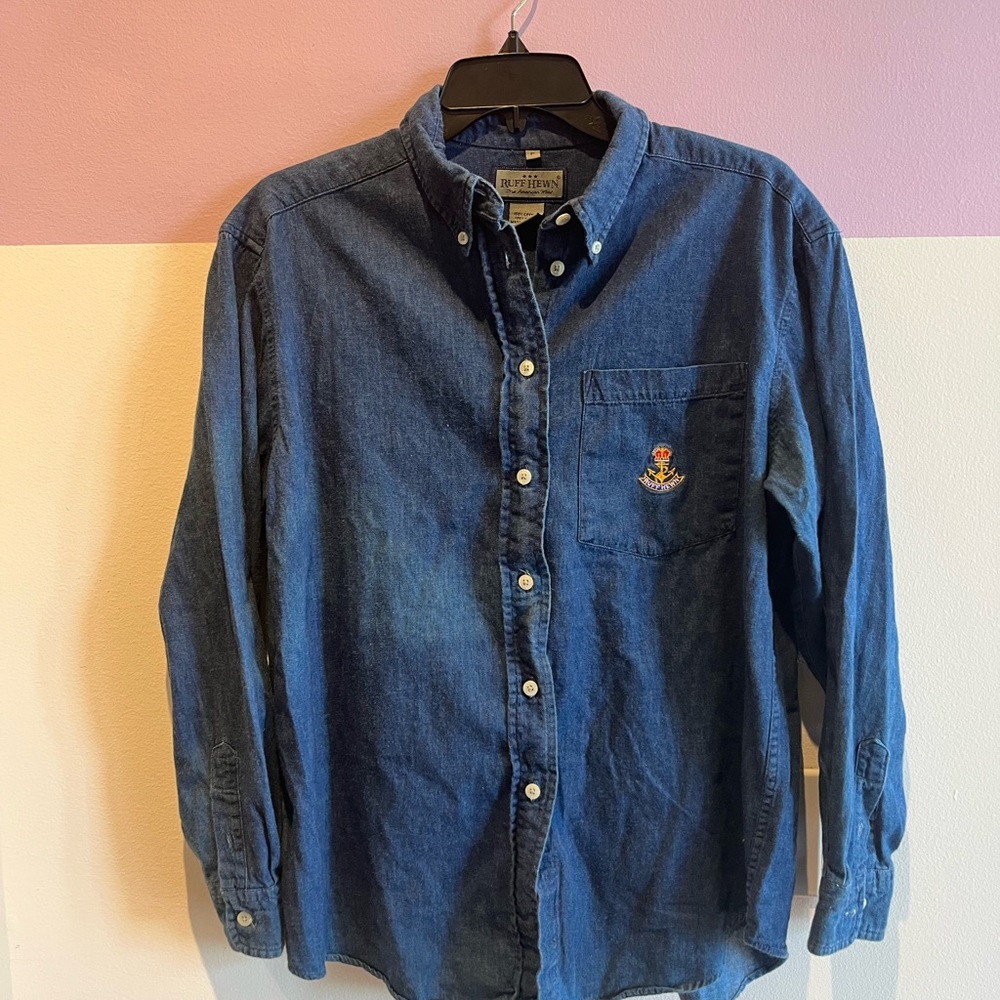 Ruff Hewn Vintage Blue Denim Shirt